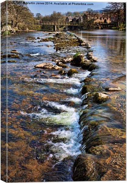 The Wharf at Grassington Canvas Print by K7 Photography