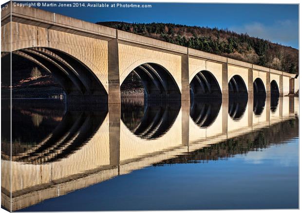  Arching over Ashopton Canvas Print by K7 Photography