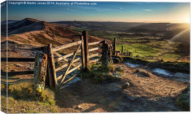  Hollins Cross Dawn Canvas Print by K7 Photography