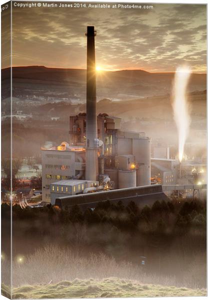  Hope Cement Works  Canvas Print by K7 Photography