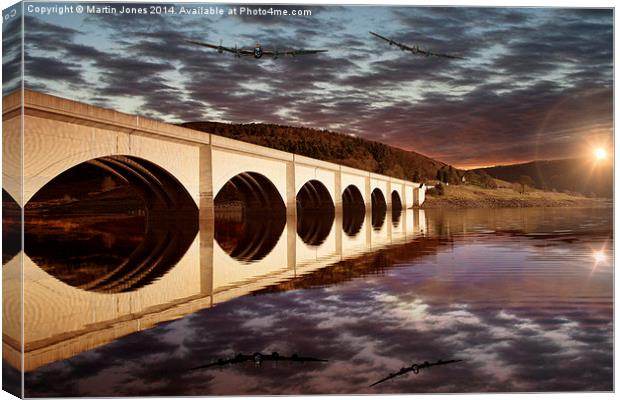  Lancasters over the Bridge Canvas Print by K7 Photography