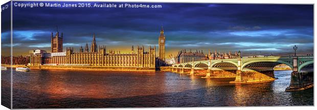  The Palace of Westminster Canvas Print by K7 Photography