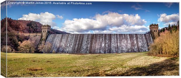  Mighty Wall Across the Upper Derwent Valley Canvas Print by K7 Photography