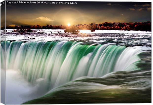  Niagara Glow Canvas Print by K7 Photography