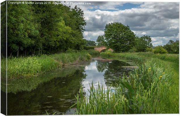  Clayworth on the Chesterfield canal Canvas Print by K7 Photography