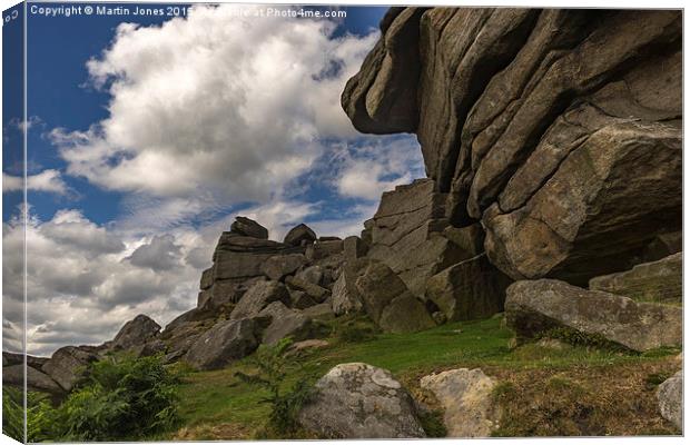  Gritstone Edges of the Dark Peak Canvas Print by K7 Photography