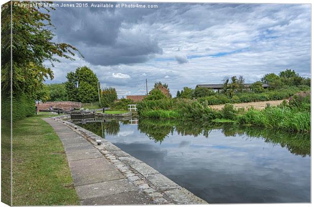  Shaw Lock on the Chesterfield Canal Canvas Print by K7 Photography