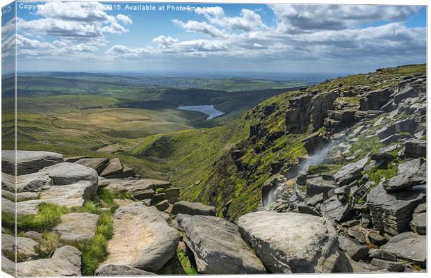  Kinder Downfall Canvas Print by K7 Photography