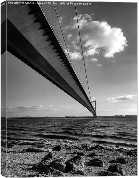  Bridge over the river Humber Canvas Print by K7 Photography