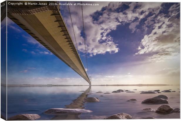 Masterpiece Of Engineering - The Humber Bridge Canvas Print by K7 Photography