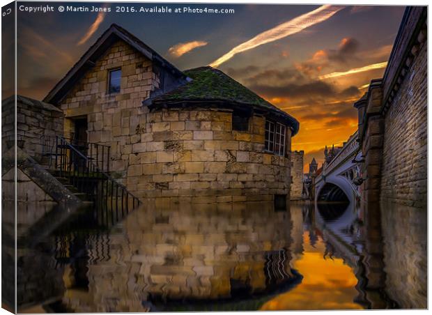 Flooded York Canvas Print by K7 Photography