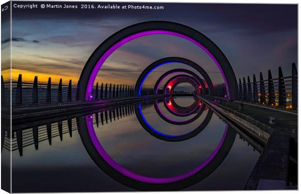 Stargate at the Falkirk Wheel Canvas Print by K7 Photography