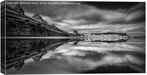 Scarborough from the Spa Canvas Print by K7 Photography