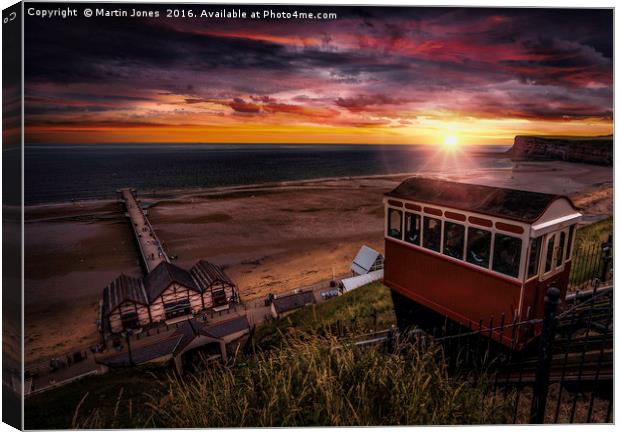Saltburn Sunrise Canvas Print by K7 Photography
