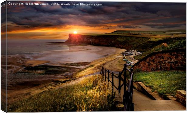 The Cliffs of Saltburn Canvas Print by K7 Photography