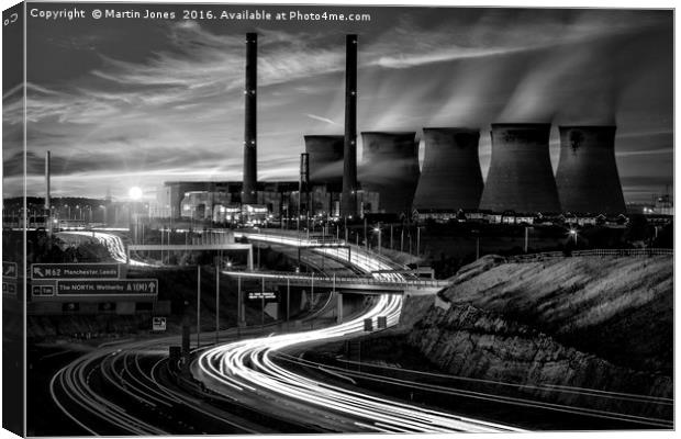 The Mighty Ferrybridge C Canvas Print by K7 Photography