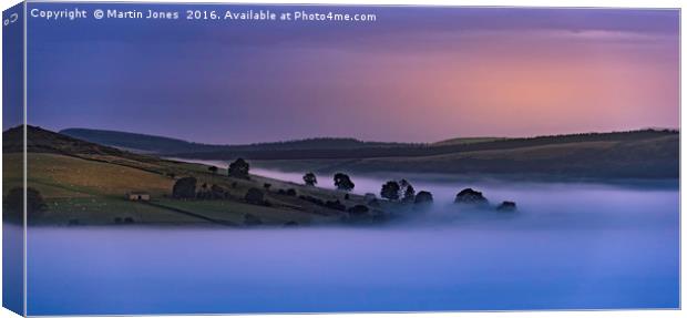 Enchanting Mist in Hope Valley Canvas Print by K7 Photography