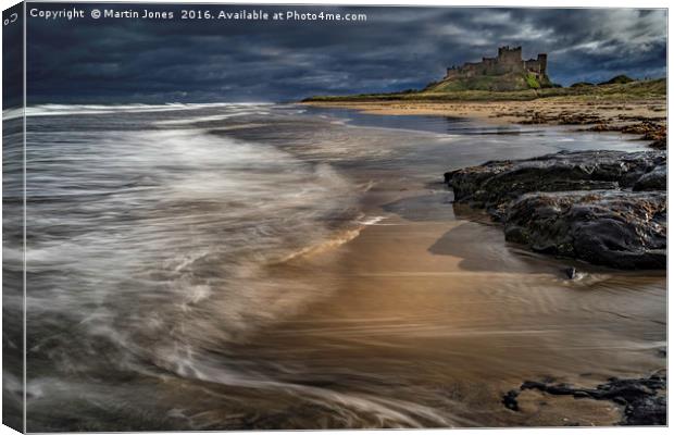 Majestic Bamburgh Castle Stands Proud Canvas Print by K7 Photography
