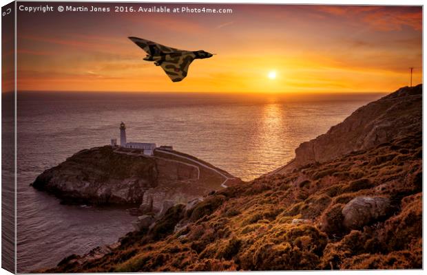 Vulcan over The Stack - Ynys Mon Canvas Print by K7 Photography