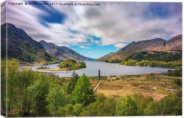 Glenfinnan and Loch Shiel Canvas Print by K7 Photography