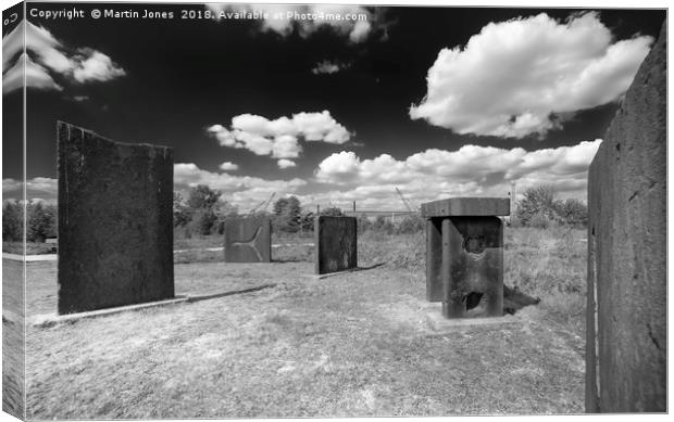 Steel Henge, Monument to Rotherham Steel Canvas Print by K7 Photography