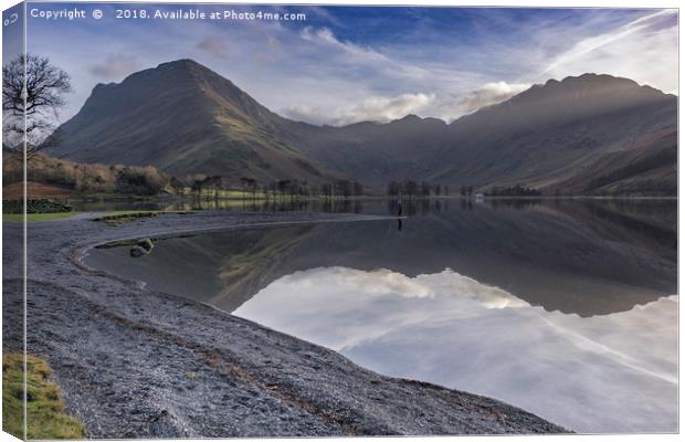 Bucolic Buttermere Canvas Print by K7 Photography