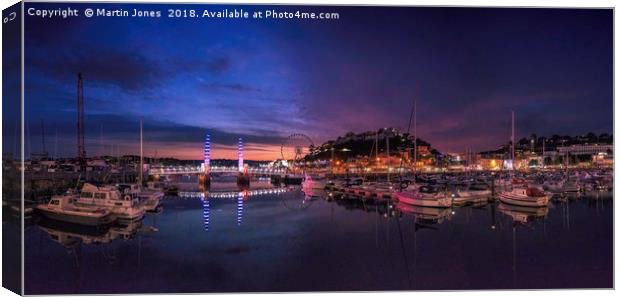 Torquay Harbour Vista Canvas Print by K7 Photography