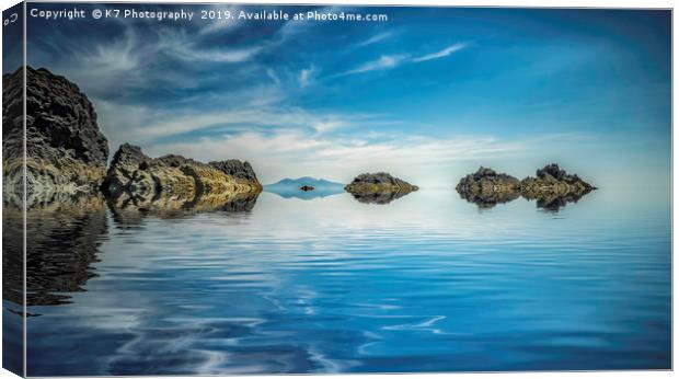 The Tip of Llanddwyn Island Canvas Print by K7 Photography