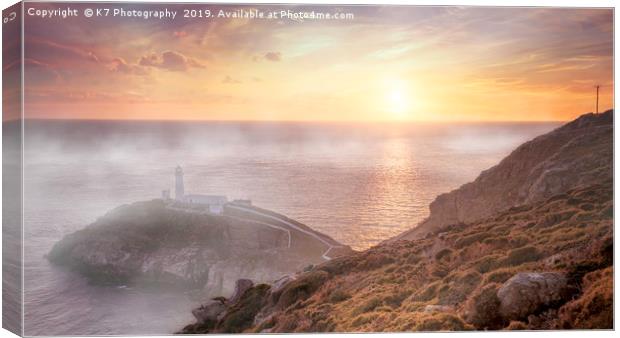 Ynys Lawd Mists Canvas Print by K7 Photography