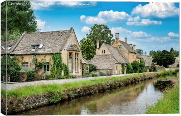 Cotswold Country - Lower Slaughter Canvas Print by K7 Photography