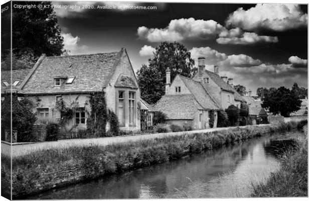 Enchanting Lower Slaughter Canvas Print by K7 Photography