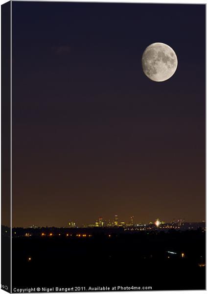 London Skyline Canvas Print by Nigel Bangert