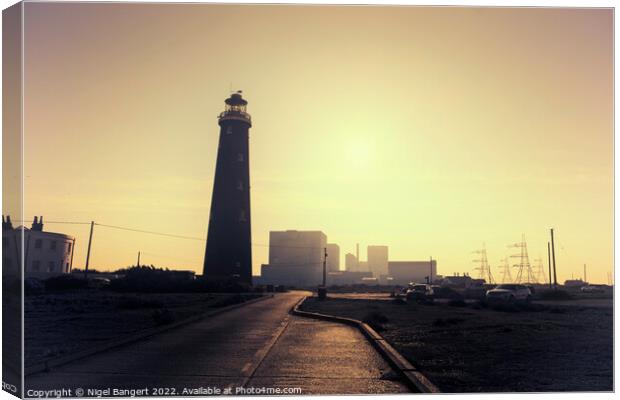 Dungeness Old Lighthouse Canvas Print by Nigel Bangert