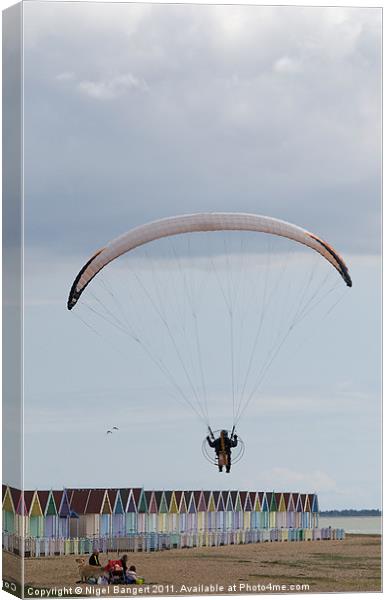 Dropping In Canvas Print by Nigel Bangert
