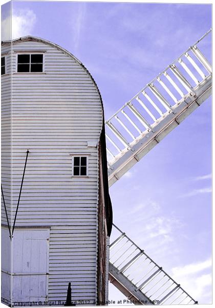 Windmill Canvas Print by Nigel Bangert