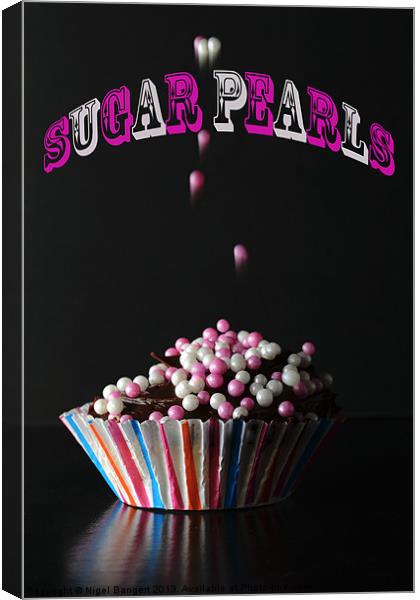 Sugar Pearls Canvas Print by Nigel Bangert