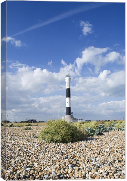 Dungeness Lighthouse Canvas Print by Nigel Bangert