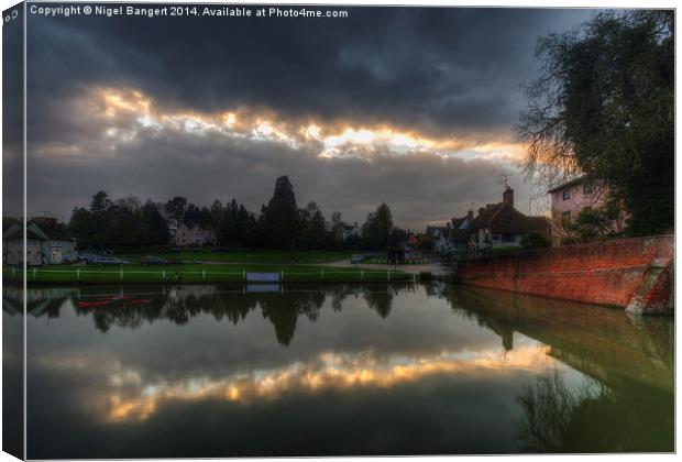  Finchingfield Canvas Print by Nigel Bangert