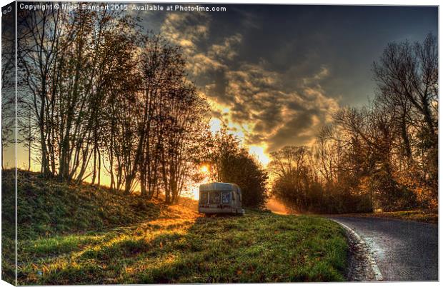  End of the Road Canvas Print by Nigel Bangert