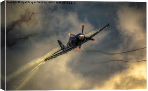  Hawker Sea Fury  Canvas Print by Nigel Bangert