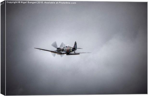  Supermarine Spitfire Mk IXT SM520 Canvas Print by Nigel Bangert