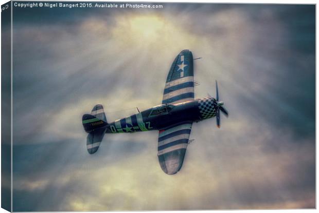  P47 Thunderbolt SNAFU Canvas Print by Nigel Bangert