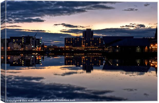 Apex Reflection Canvas Print by Ben Hirst