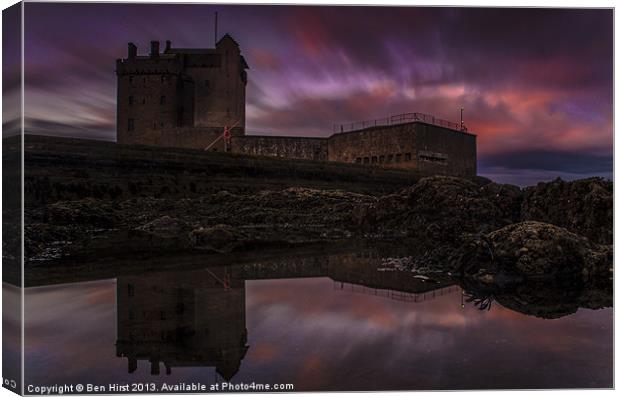Broughty Ferry Castle Canvas Print by Ben Hirst