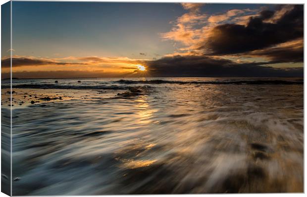 Ferry Sunrise Canvas Print by Ben Hirst