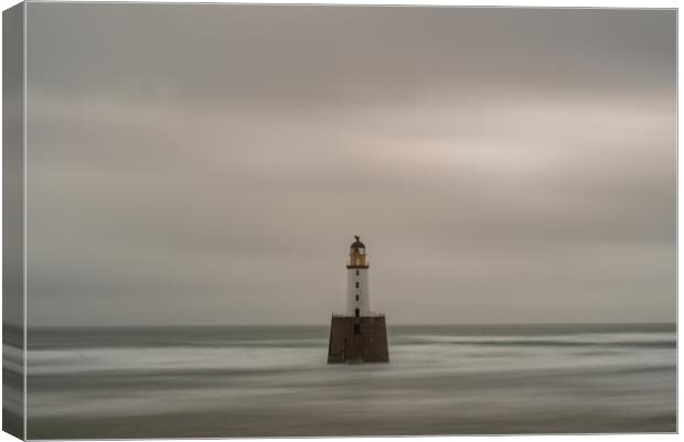 Rattray Head lighthouse Canvas Print by Ben Hirst