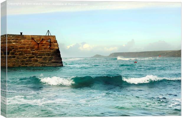 Sennen Cove in December Canvas Print by Terri Waters