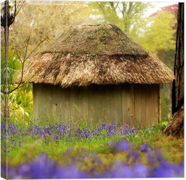 Spring at the Summerhouse Canvas Print by Terri Waters