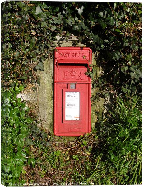 Red Letter Day Canvas Print by Terri Waters