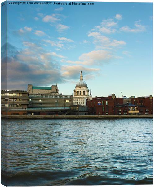 St Paul's Cathedral London Canvas Print by Terri Waters